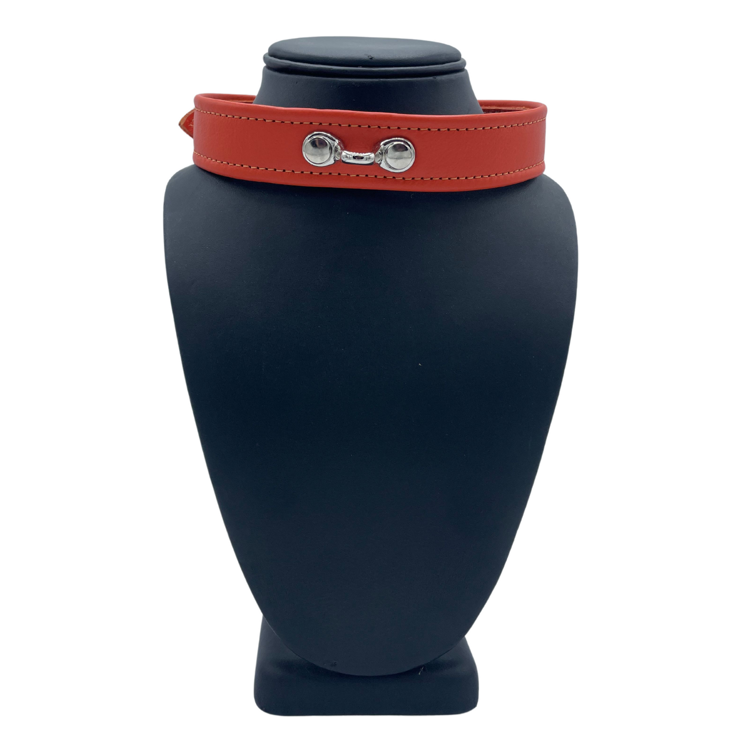 Leather Horizontal Ring Collar