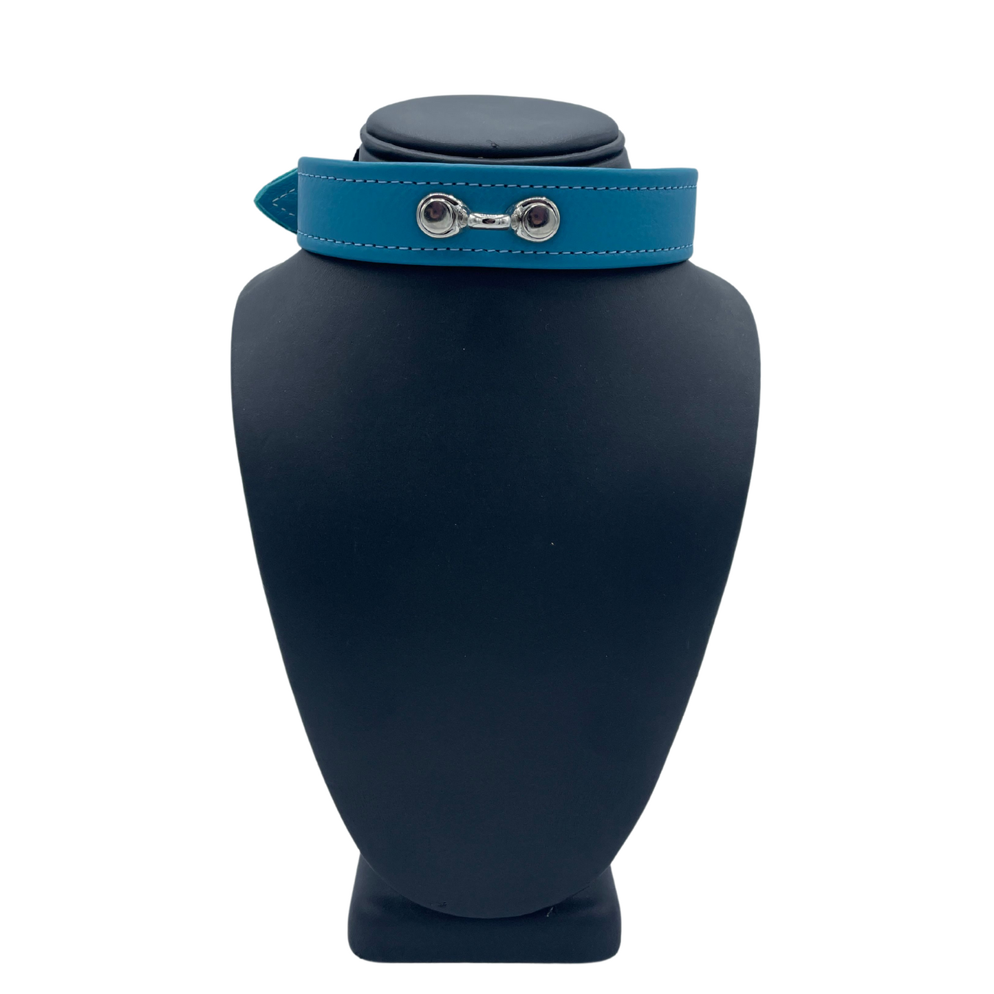 Leather Horizontal Ring Collar