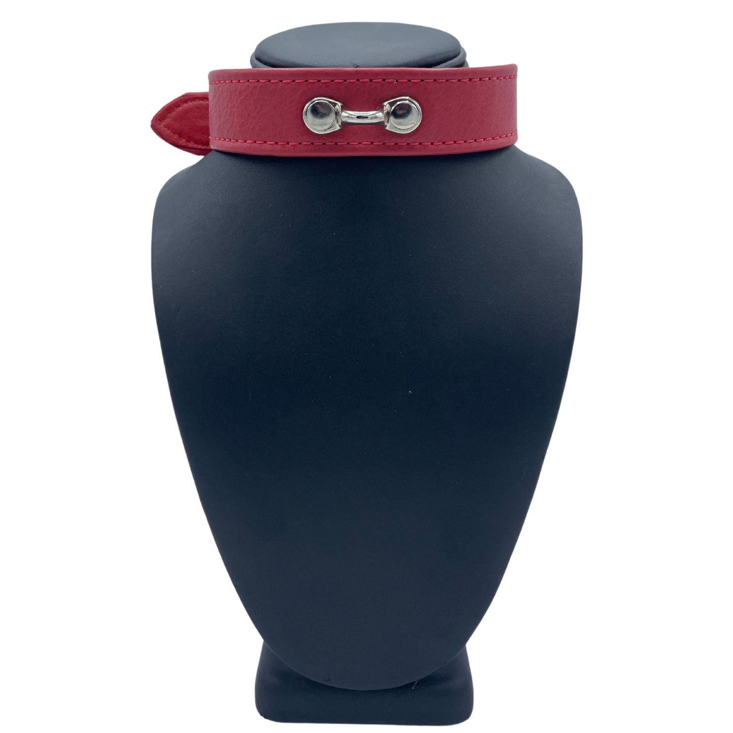 Leather Horizontal Ring Collar
