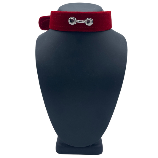 Velvet Horizontal Ring Collar