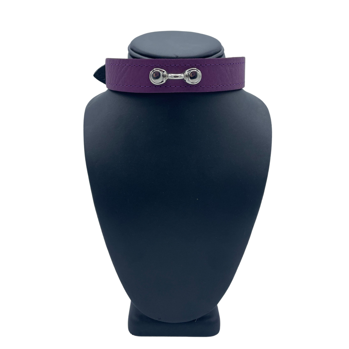 Leather Horizontal Ring Collar