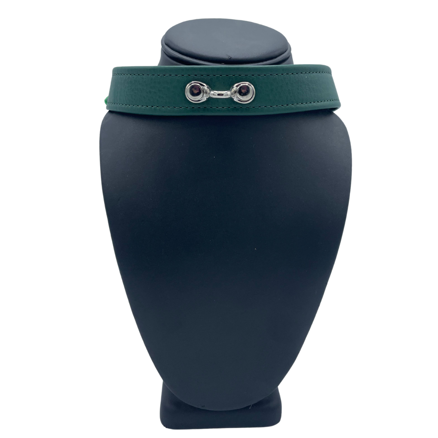 Leather Horizontal Ring Collar