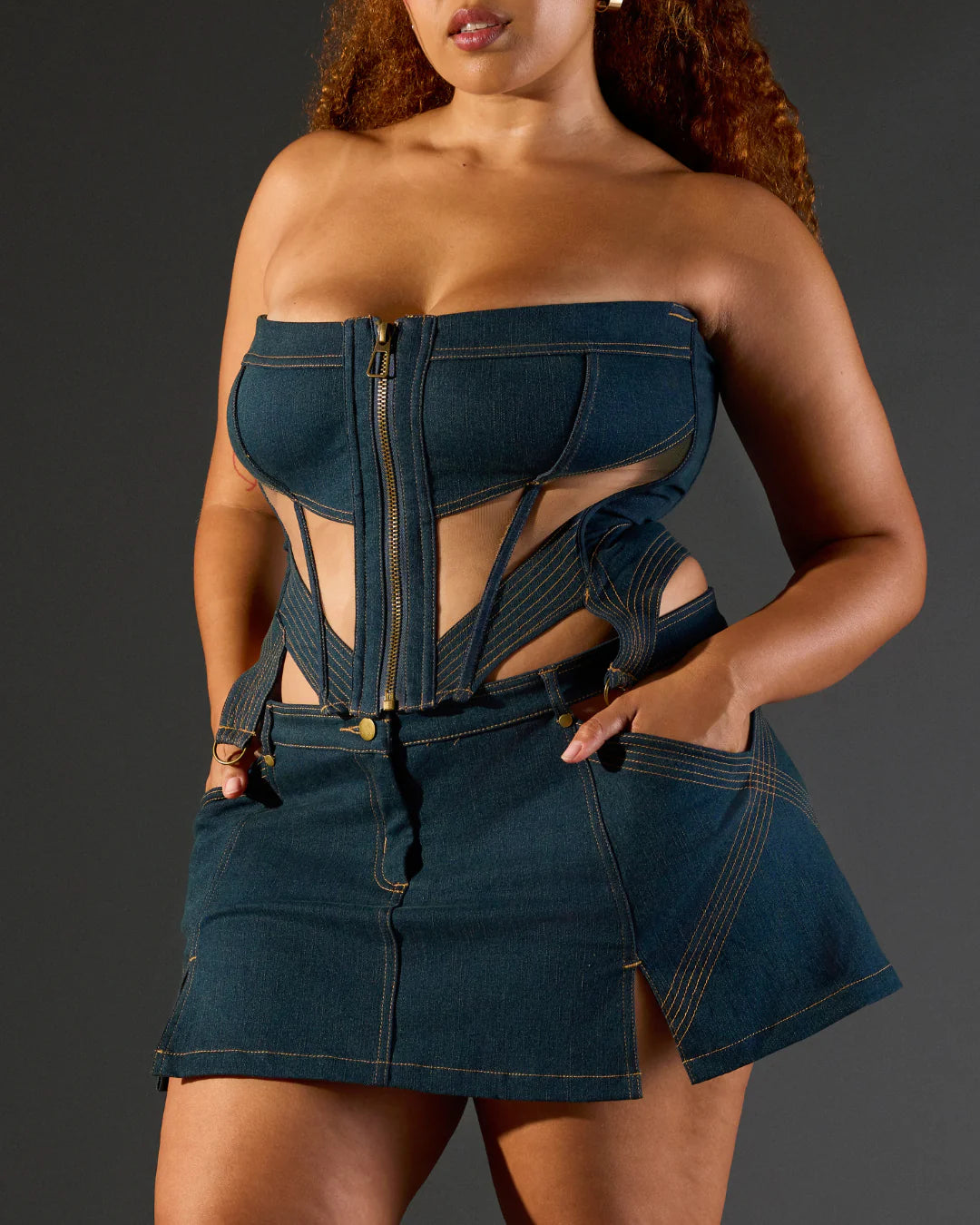 T&S Renegade Denim Skirt