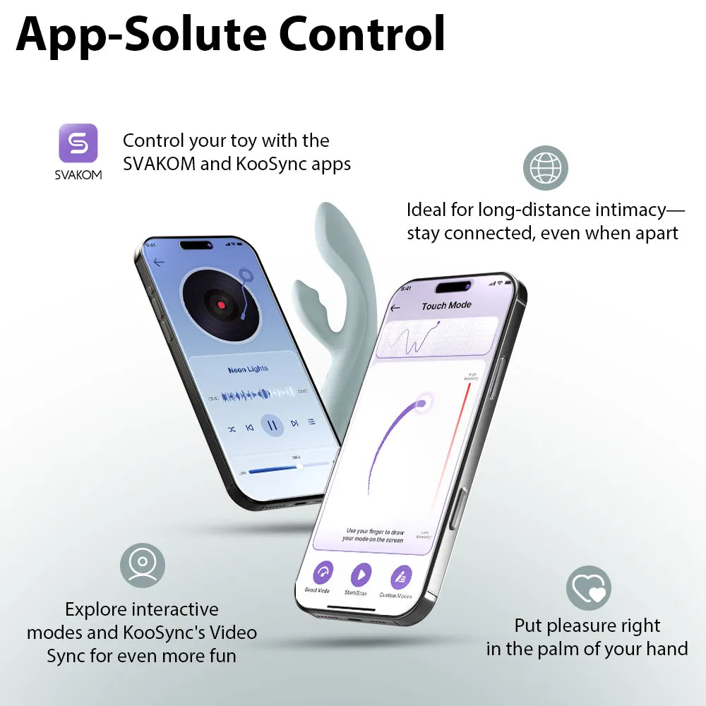 Chika App Controlled Rabbit Vibrator