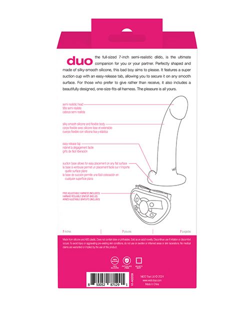 Duo Dildo and Harness