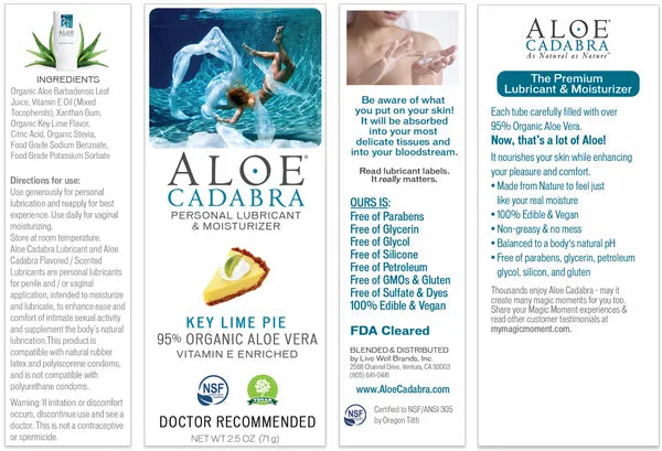 Aloe Cadabra Flavored Lubricants