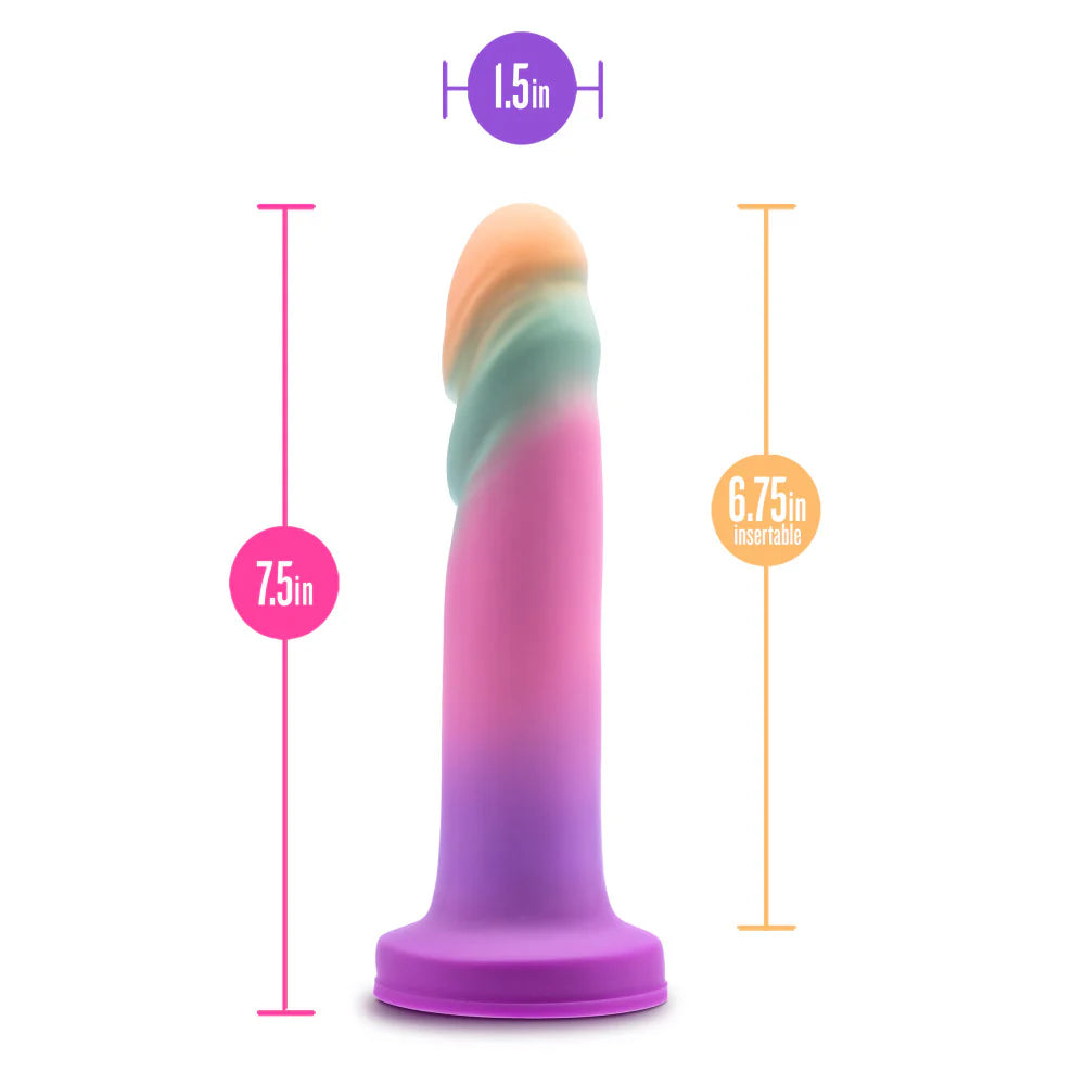 Sunrise Gaze Ridged Dildo
