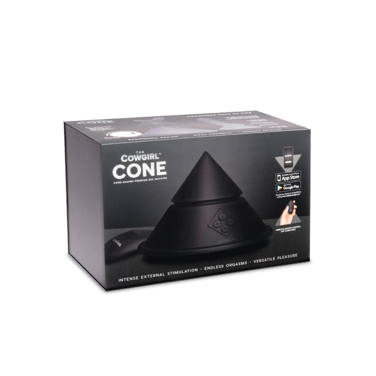 The Cowgirl Cone Sex Machine with Attachments