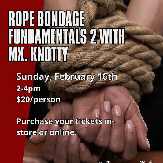 Rope Bondage Fundamentals 2 with Mx Knotty - Eugene