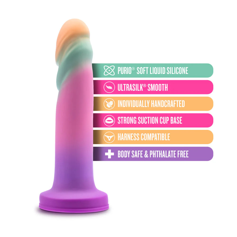 Sunrise Gaze Ridged Dildo