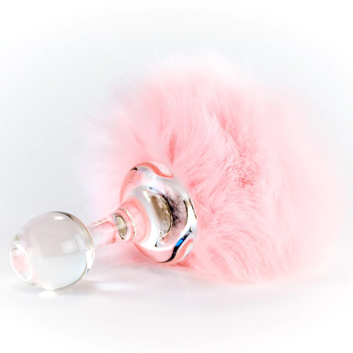 Magnetic Bunny Tail Glass Plug