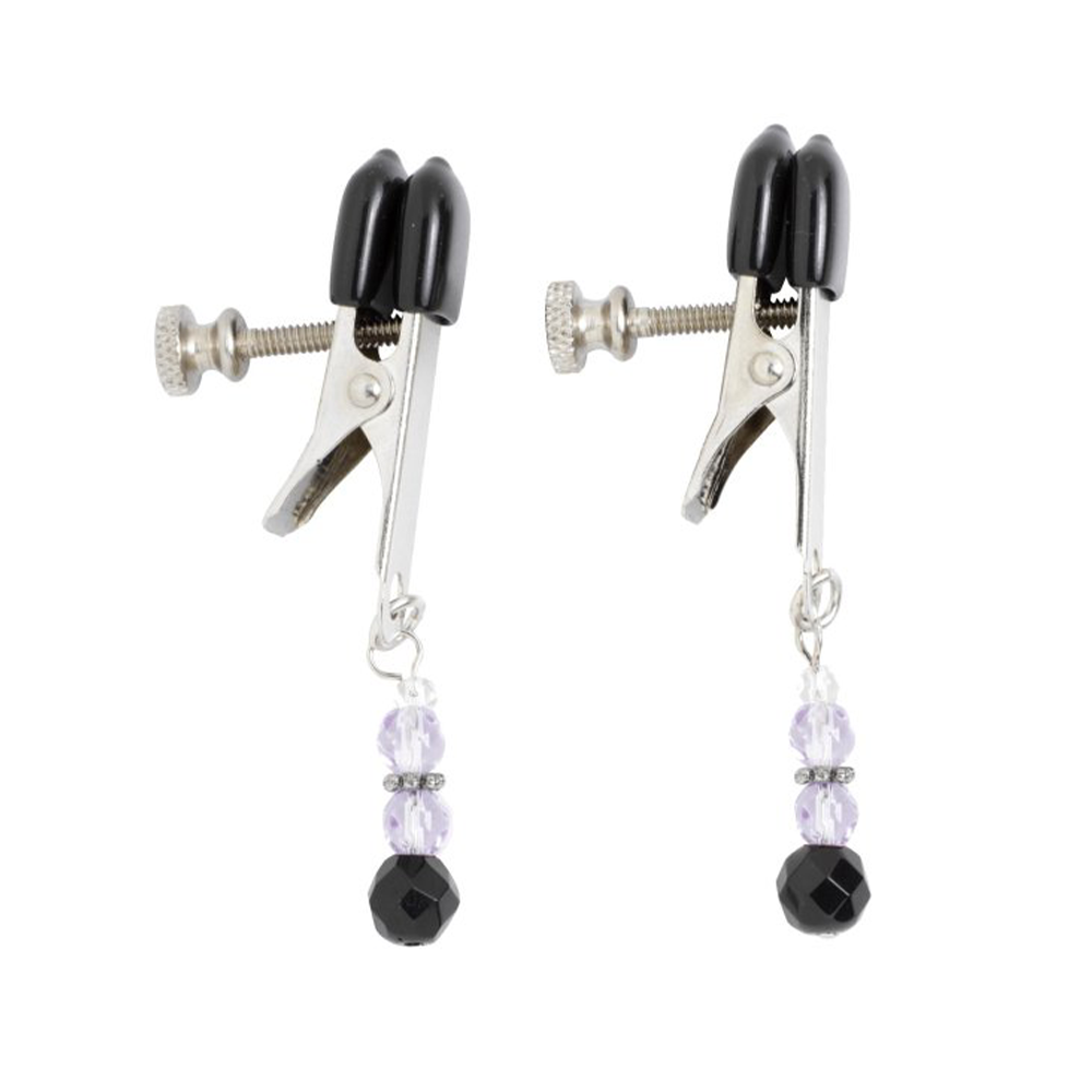 Broad Tip Clamps with Glass Beads