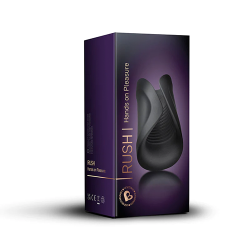 Rush Textured Vibrating Stroker