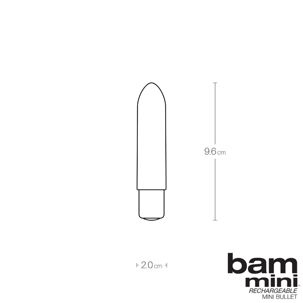 Bam Mini Silicone Rechargeable Bullet