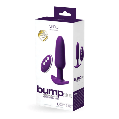 Bump Plus Vibrating Anal Plug with Remote