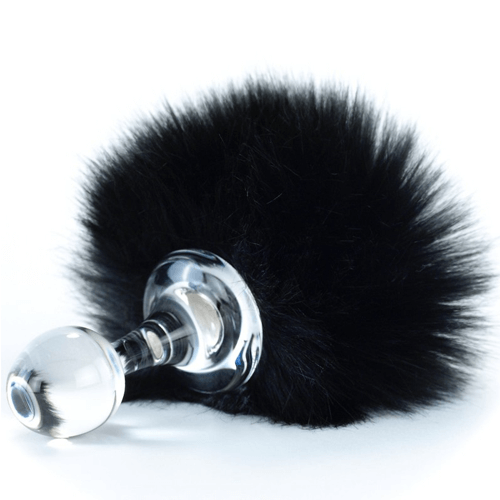 Magnetic Bunny Tail Glass Plug