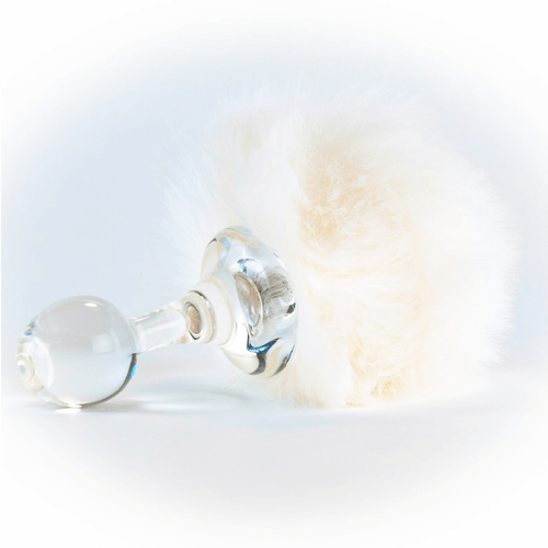 Magnetic Bunny Tail Glass Plug