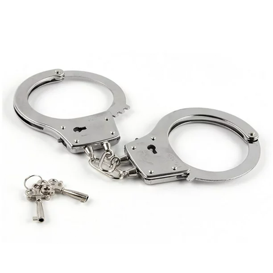 Double-Lock Nickle Handcuffs