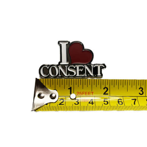 I Heart Consent Pin