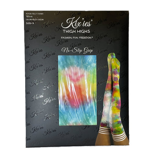 Gilly Rainbow Tie Dye Thigh-High
