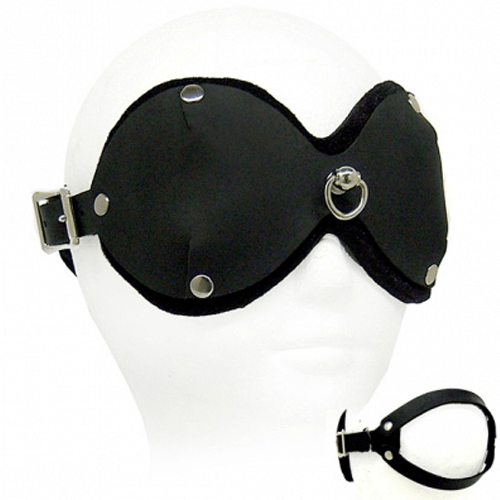 Real Leather Blindfold