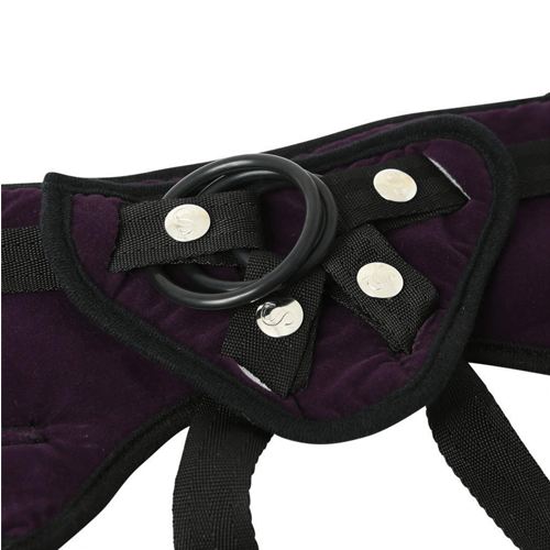 Purple Strap-On Harness