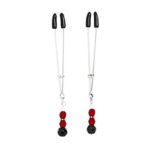 Adjustable Tweezer Clamps w/ Glass Beads