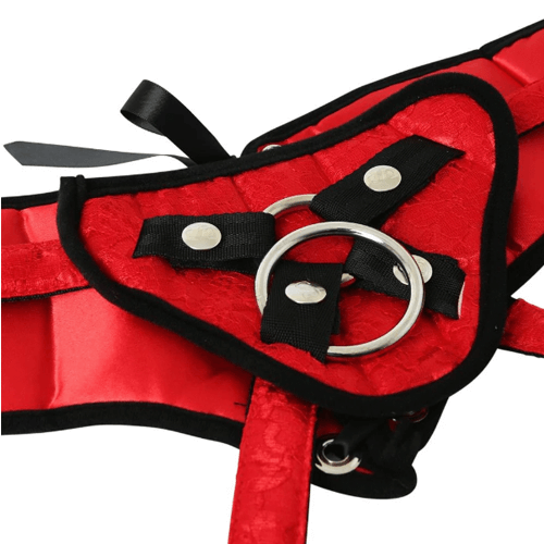 Red Lace Corsette Harness