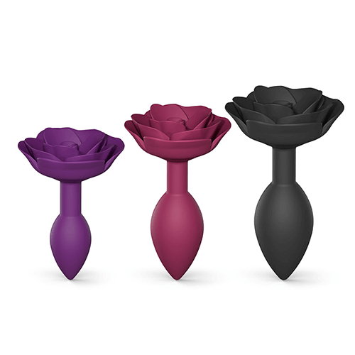 Silicone Open Roses Plugs