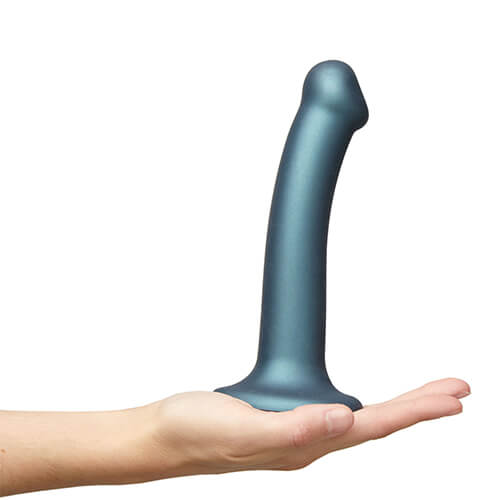 Metallic Mono Density Silicone Dildo