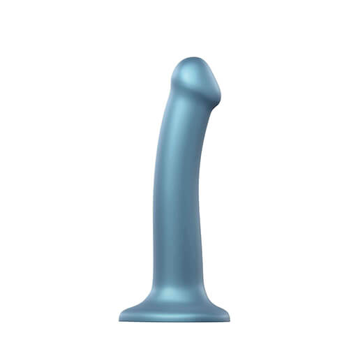 Metallic Mono Density Silicone Dildo