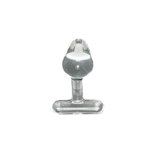 Clear Glass T-Handle Plug As You Like It Clear Glass T-Handle Plug As You Like It