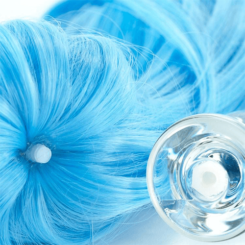 Glass Plug with Removable Pony Tails