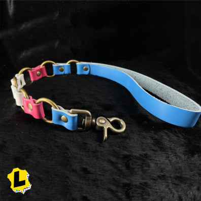 Leather Pride O-Ring Mini Leash