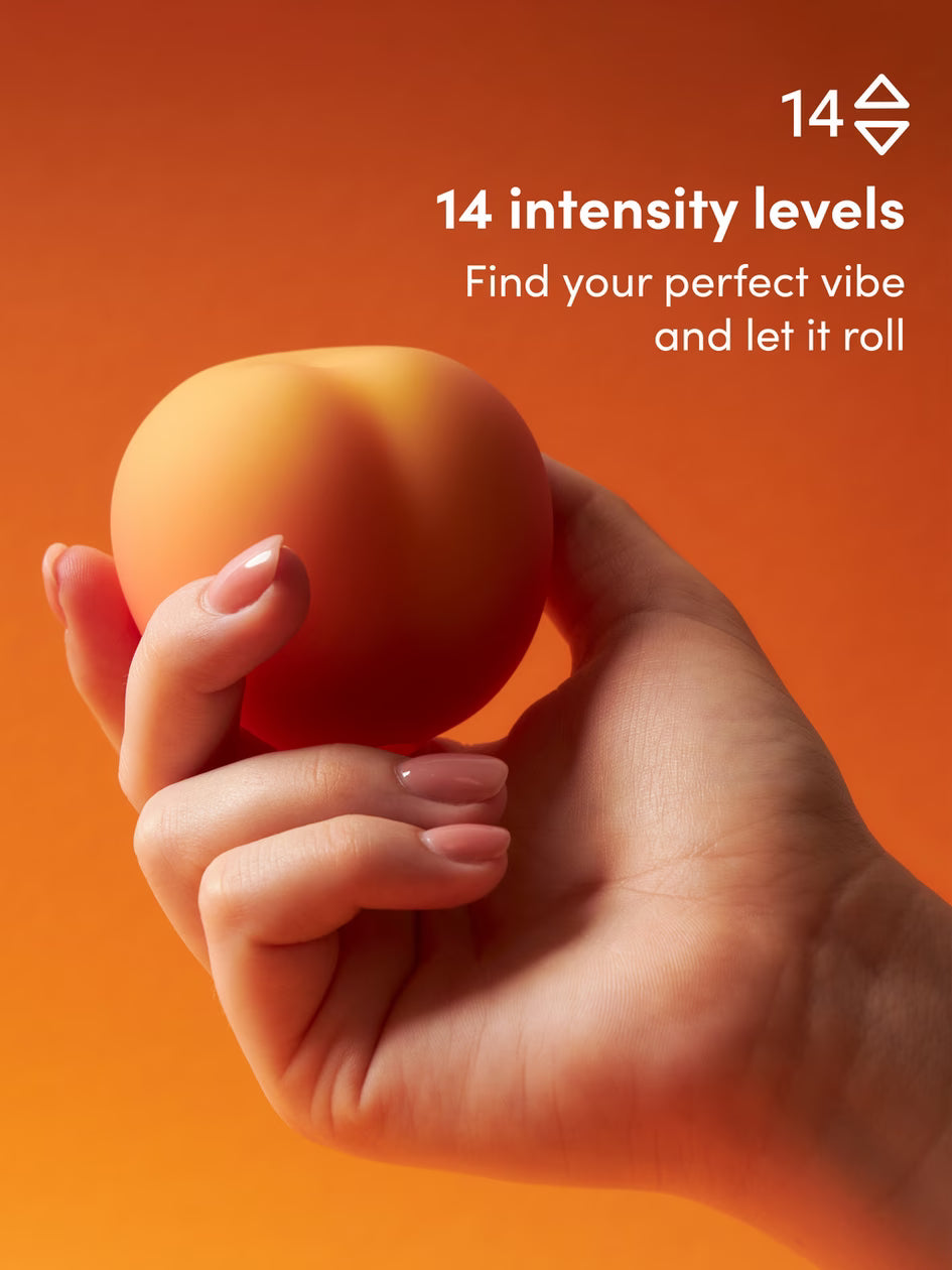 Pink Peach Air Pulse Toy