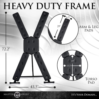 Deluxe Free Standing Saint Andrews Cross