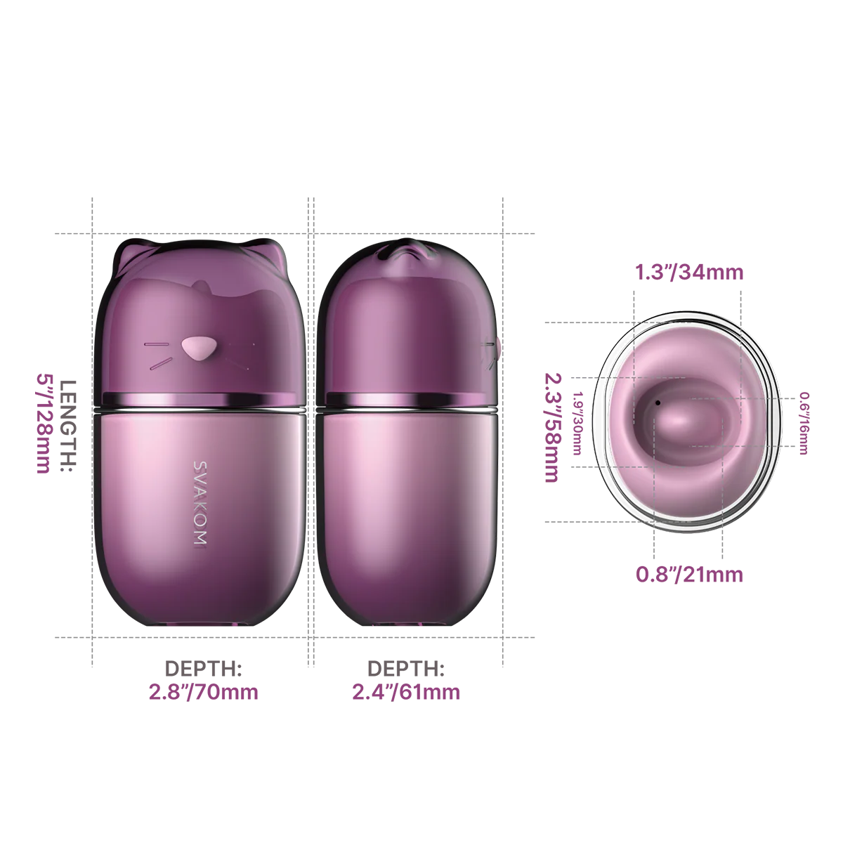 Klitty Triple Action Sucking Licking Vibrator with App Control