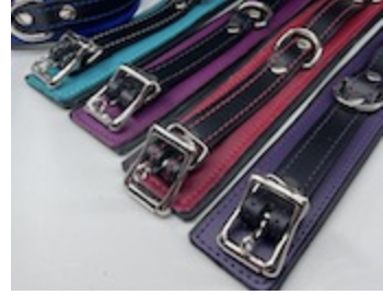 Kookie 8166 Purple and Black Ankle Cuffs