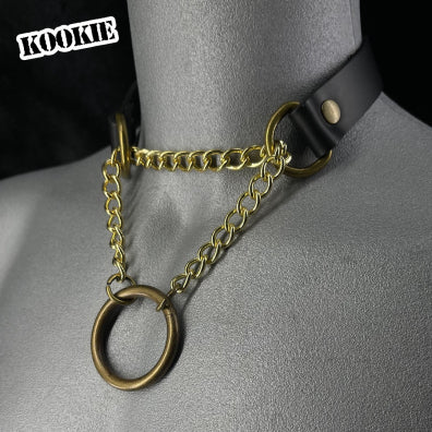 Leather Martingale Collar