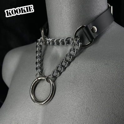 Leather Martingale Collar