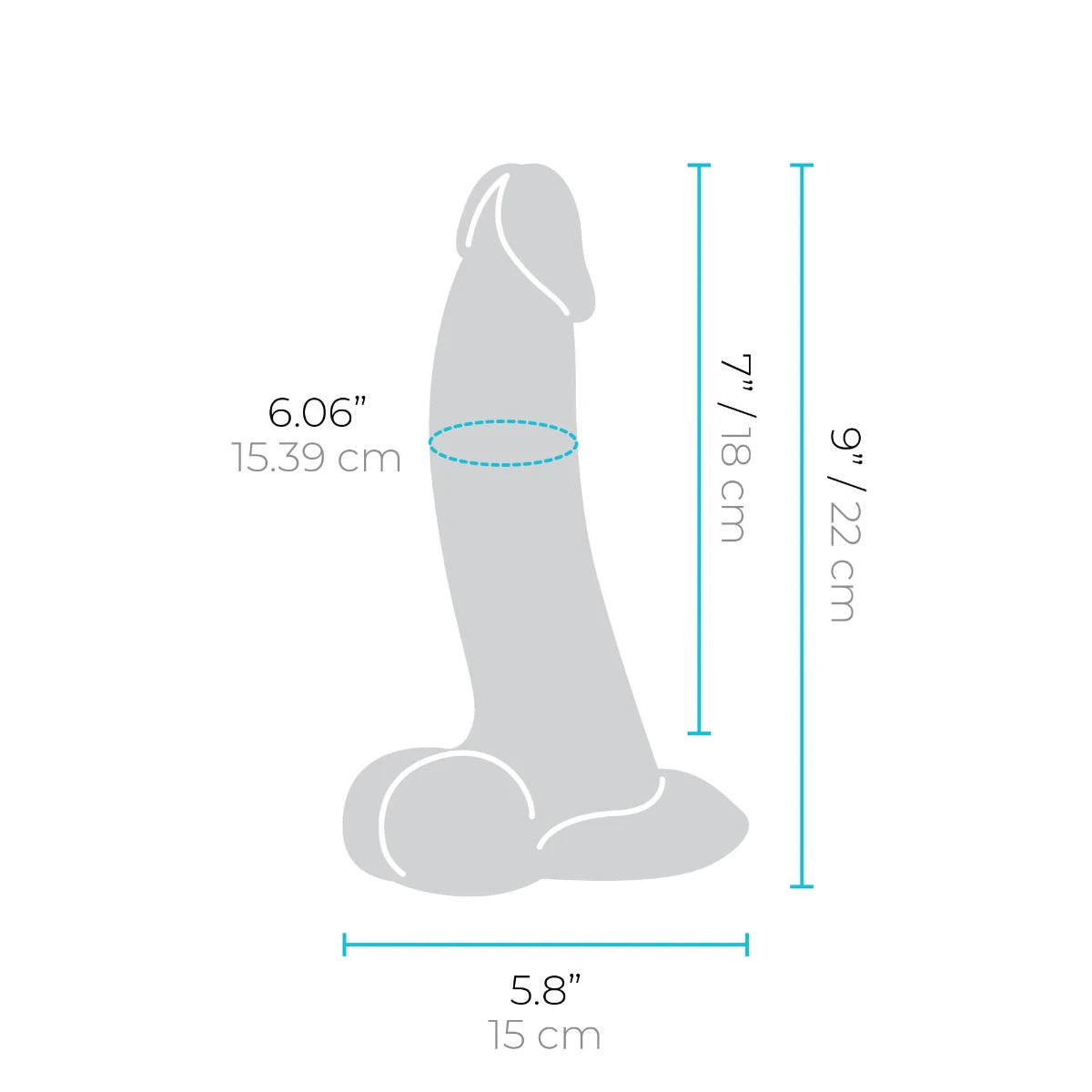 Slipskin Curvy Silicone Hyper-Realistic Dildo