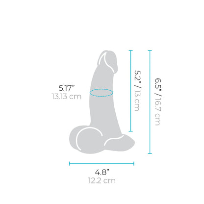 Slipskin Curvy Silicone Hyper-Realistic Dildo