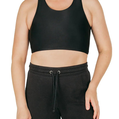 Short Black Binder with Side Closure
