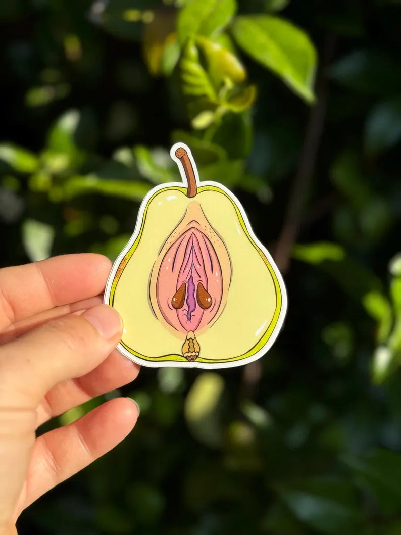 Fruit Vulva Stickers