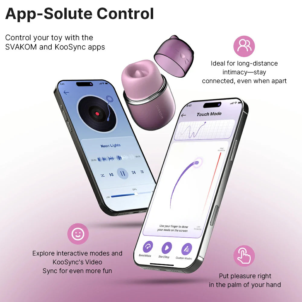 Klitty Triple Action Sucking Licking Vibrator with App Control