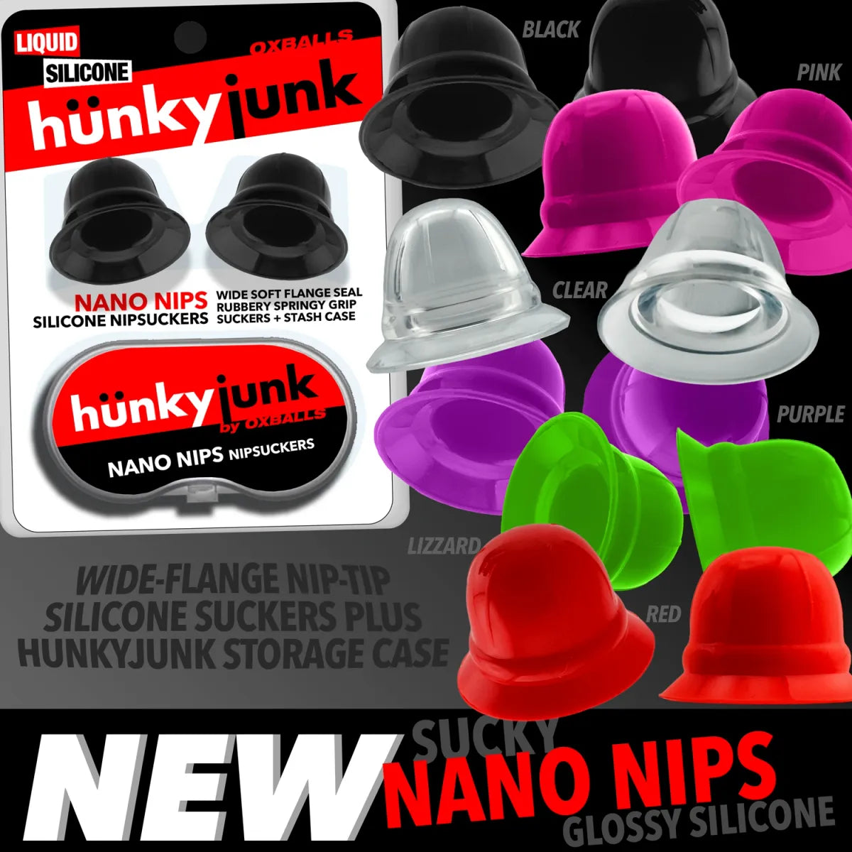 Nano Nips Silicone Nipple Suckers by HunkyJunk