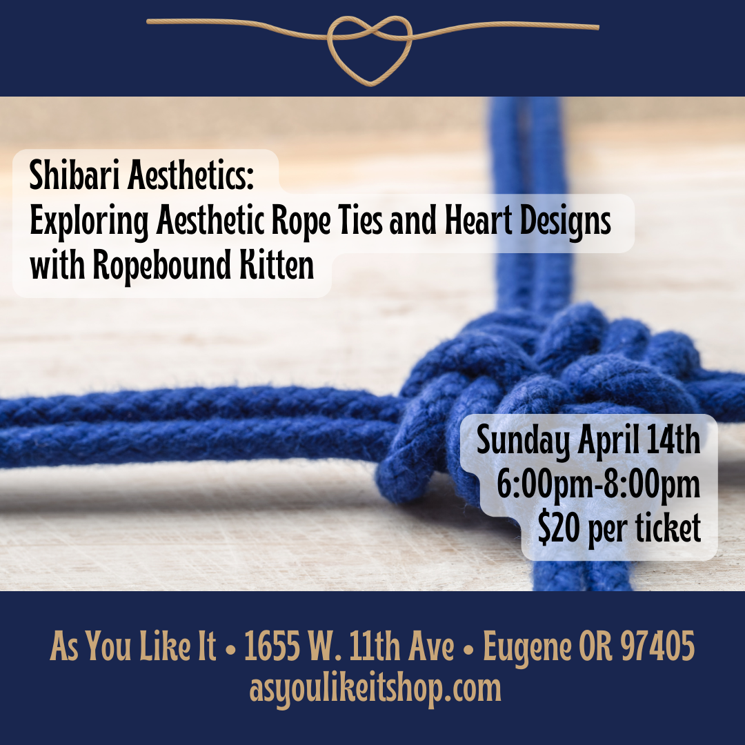 Shibari Aesthetics: Exploring Aesthetic Rope Ties and Heart Designs with Ropebound Kitten - Eugene