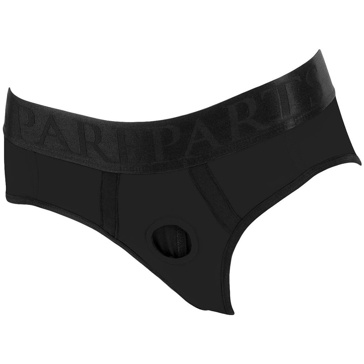  STUFF WITH ATTITUDE Open for Business Black Thong Panties  (Small) : Clothing, Shoes & Jewelry