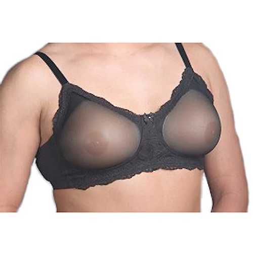 Sheer Pocket Bra for Breast Forms