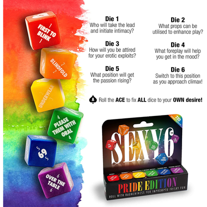 Sexy 6 Dice Game: Pride Edition